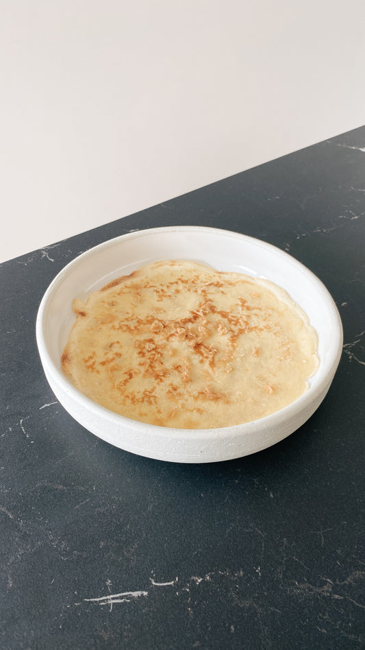 crepe in a plate