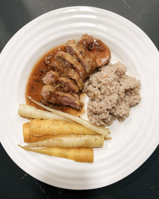 maple syrup glazed tenderloin