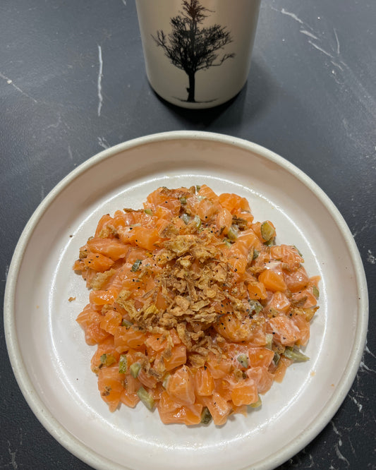 maple salmon tartare