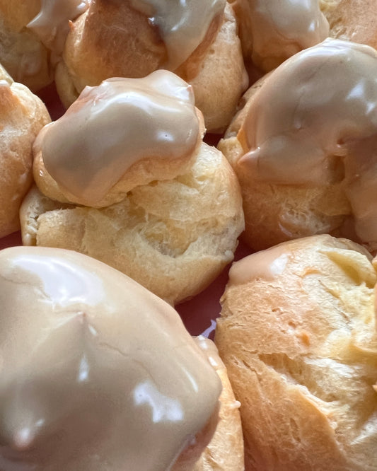 maple puffs aka chouquettes