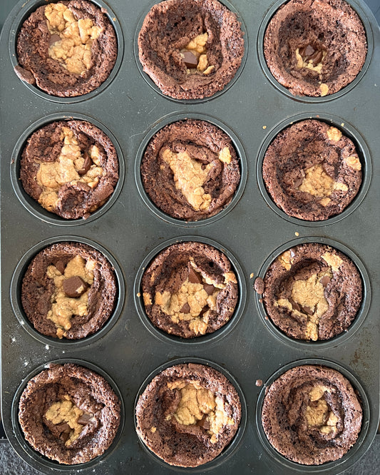 brookies (brownie+cookies)