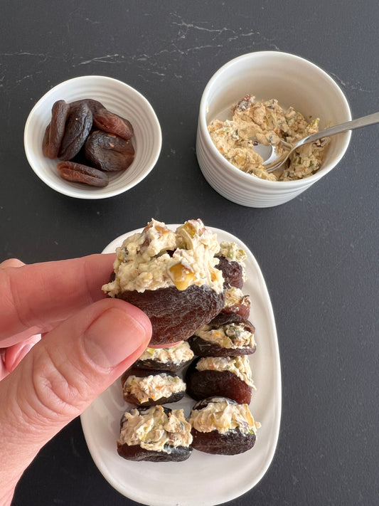 apricot mascarpone and pistachio bite