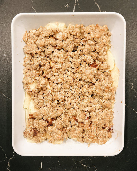 maple and apple crumble