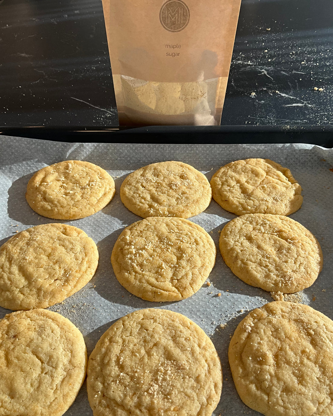 chewy cookies from food52 with a maple twist