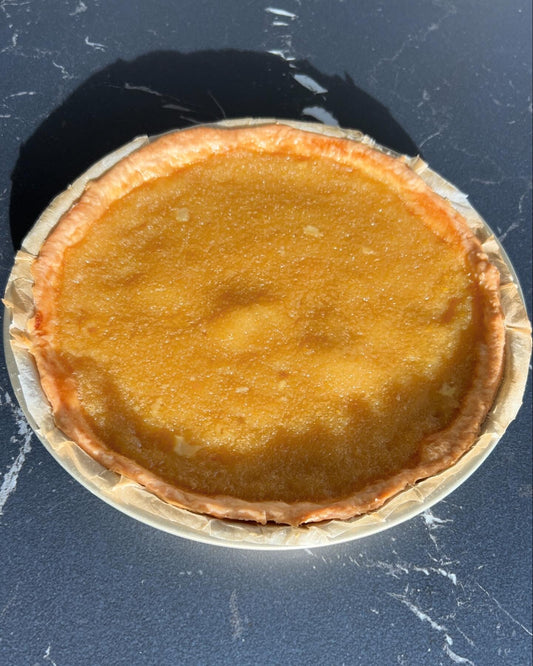 maple syrup tart from cabane à sucre au pied de cochon