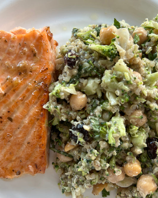 Ottolenghi’s broccoli salad with its maple dressing