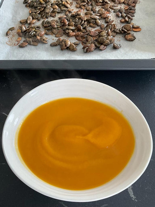 maple, pumpkin and chestnut soup